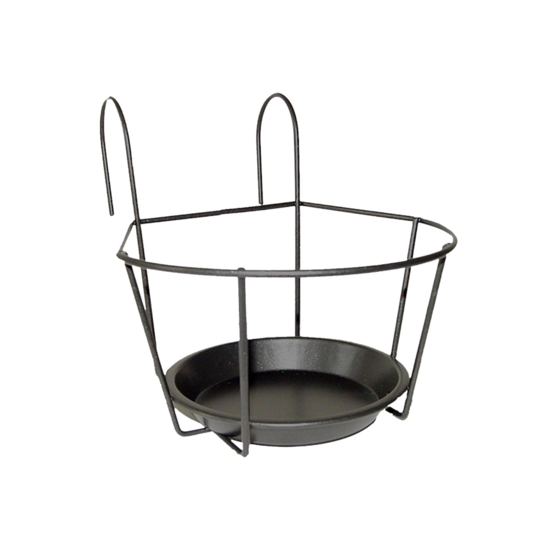 Esschert Design Balkon-Topfaufhänger grau s