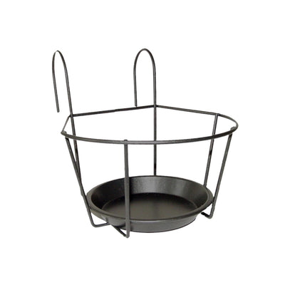 Esschert Design Balkon-Topfaufhänger grau s