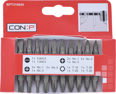 Con:p Bit-Sortiment (Clip) 20 Stück – bpt310020