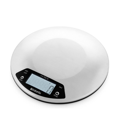 Brabantia Brabantia Digitale Küche Skala + Kocher Matt Steel