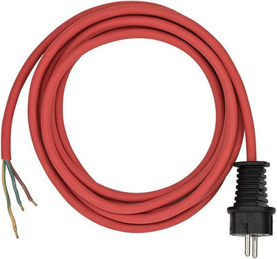Brennerstuhl Anschlusskabel 3m rot h05rr-f 3g1,5 - 1160450