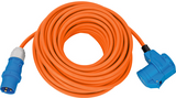 Brennerstuhl Cee-Verlängerungskabel IP44 für Camping Maritim 25 m orange h07rn-f 3g2,5 Cee-Stecker, Winkelkupplung 2 – 1167650525 - afbeelding 1