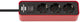 Brennerstuhl ecolor Steckdosenleiste | 3-fach | rot schwarz | 1,5 Meter - 1153230070