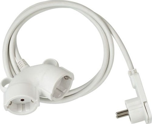 Ngk Brennerstuhl hochwertig aus Kunststoff gefertigt | mit Flachstecker | 5 Meter | weiß - 1161820225