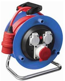 Brennerstuhl Kabeltrommel 30 mtr | ip44 | 5g2,5 | 400 V | für den Bau | 1237980 - 1237980