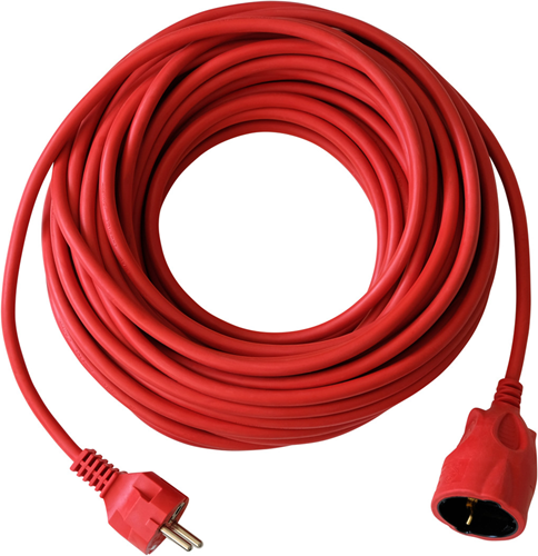 Brennerstuhl Kunststoffkabel rot 20m h05vv-f 3g1,5 - 1162040