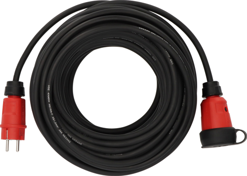 Brennerstuhl Profi-Verlängerungskabel VN 2100 | ip44 | 25m | schwarz | h07rn-f 3g1,5 - 9161250110