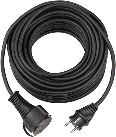 Brennerstuhl-Verlängerungskabel für Baustellen | ip44 | 10m h07rn-f 3g1,5 | schwarz | fr - 1167814