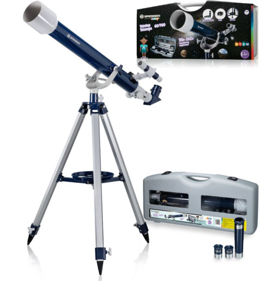Teleskop Junior 69 cm Aluminium Blau grau 12-Stück