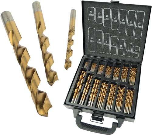 Bruder Mannesmann Bruder Mannesmann 99-teiliges Bohrer Set HSS Titanium