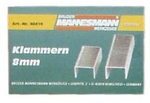 Brüder Mannesmann Heftklammern 8 mm für 48410 20 30 40 (Hobby) - 48411