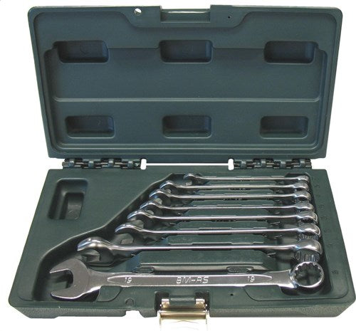 Brüder Mannesmann Ringmaulschlüsselsatz 8-teilig DIN (Hobby) - 130-08 DIN