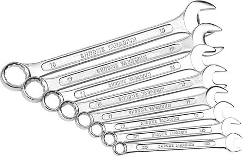 Brüder Mannesmann Ringmaulschlüsselsatz 8-teilig DIN (Hobby) - 130-08 DIN