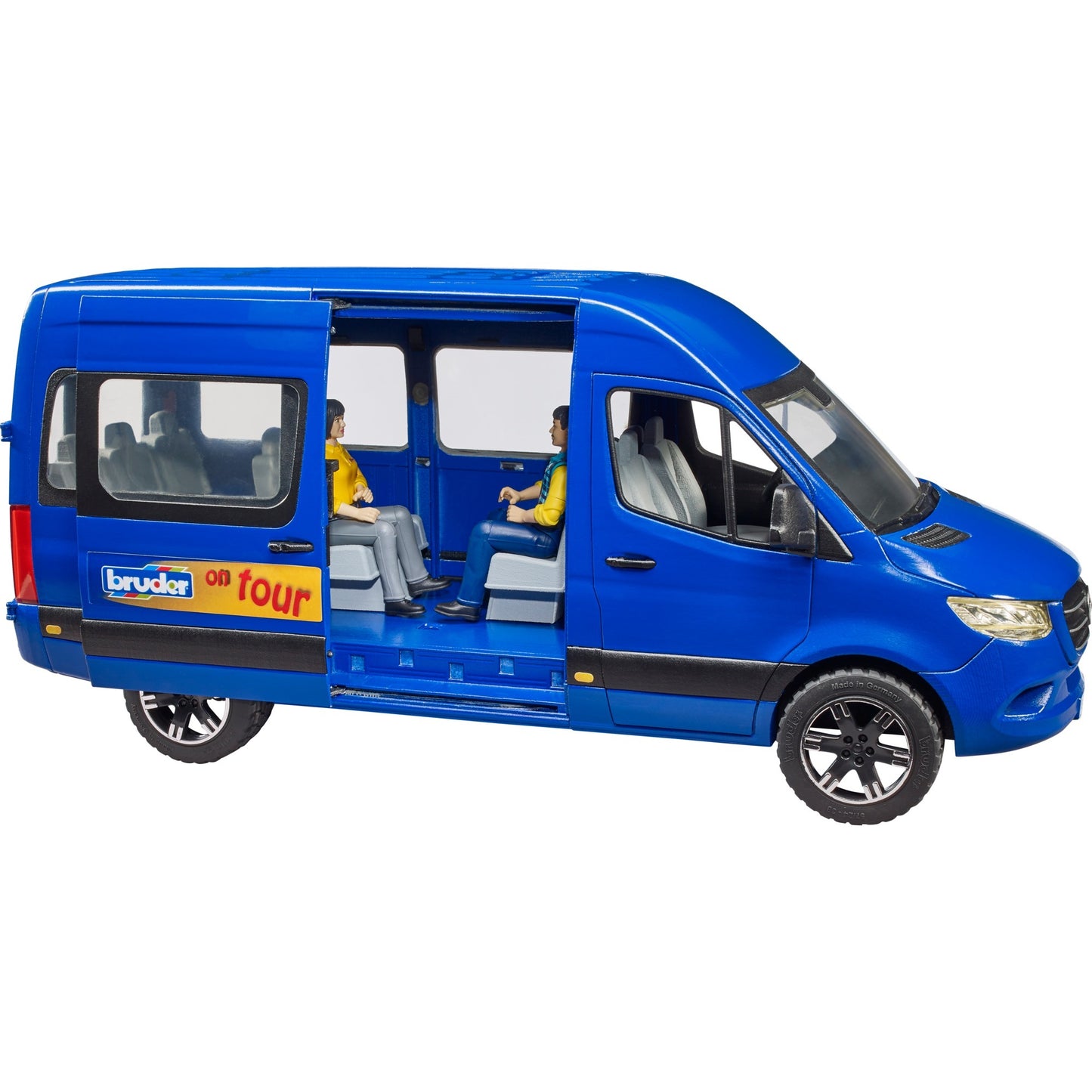 Bruder Mercedes-Benz Sprinter Transfer mit dem Regisseur und