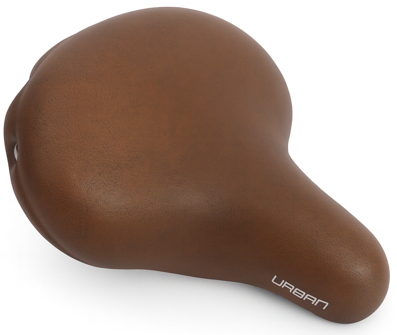 Fahrrad Sattel Urban XL - Matt Dark Brown
