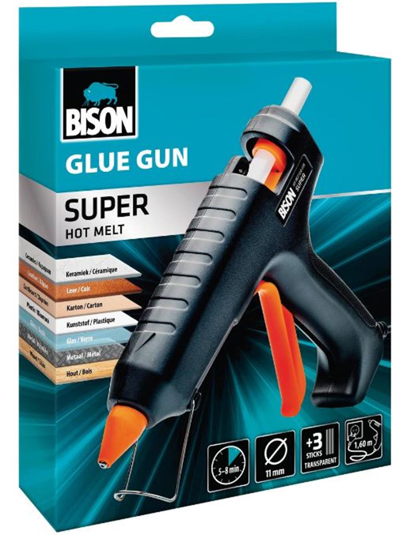 Bison Superklebepistole (11 mm Klebestift)