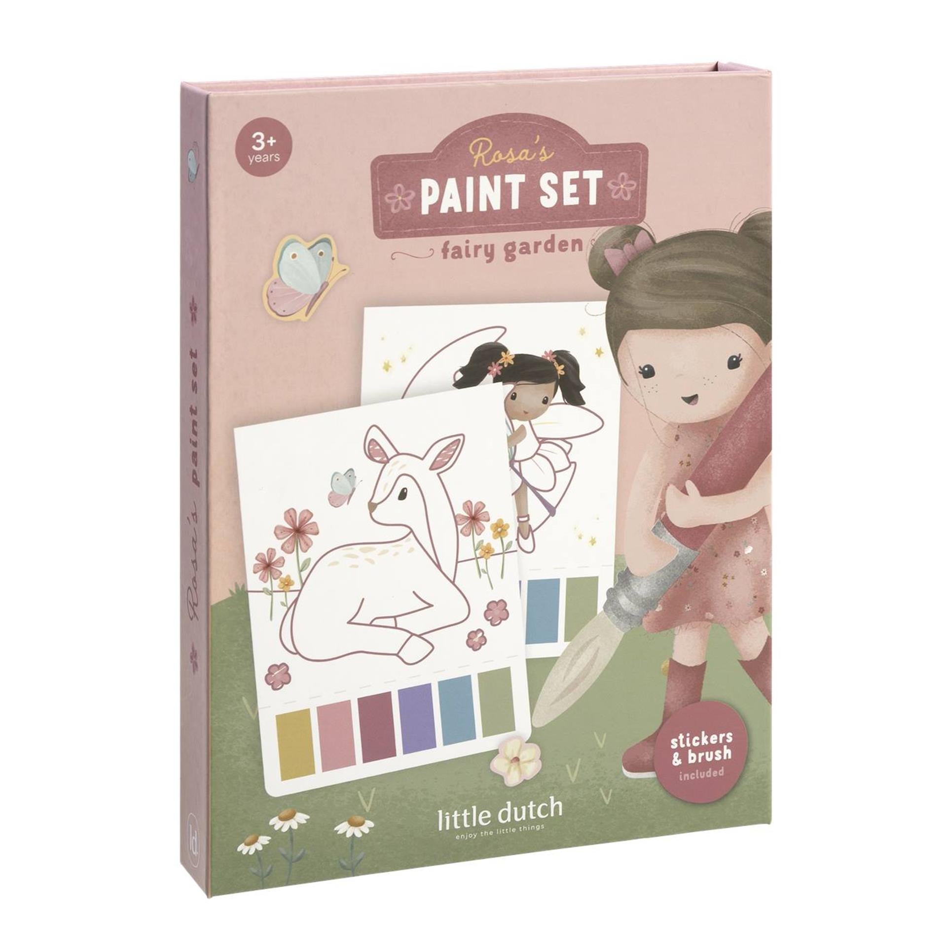 Little Dutch Rosa Friends Aquarell-Set Feengarten