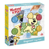Bambolino Woezel Pip Creative mit Fingerfarbe – kreatives Spielzeug Basteln Junior Kleinkind Vorschulkind – ab 2 Jahren – Geschenktipp Junior