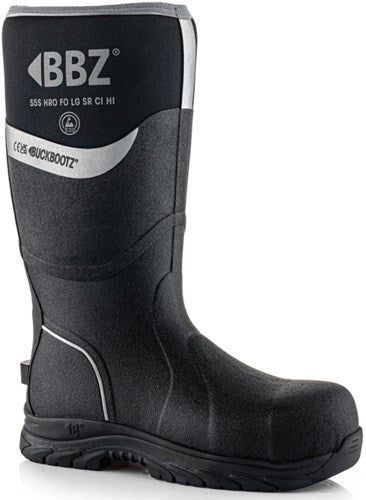 Buckbootz Neopren-Arbeitsstiefel BBZ6000 S5S schwarz | schwarz | Größe 42 - 5055138027233