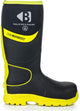 Buckbootz Arbeitsstiefel BBZ8000 S5 schwarz gelb | schwarz gelb | Größe 43 - 00.176.111.43