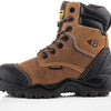 Buckbootz Arbeitsschuh bsh008wpnm hoch s3 + kn | braun | Größe 42 - 00.176.031.42