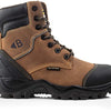 Buckbootz Arbeitsschuh bsh008wpnm hoch s3 + kn | braun | Größe 42 - 00.176.031.42