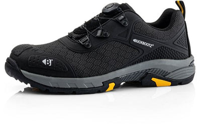 Buckbootz Arbeitsschuh Tradez Wheelz Low S1PS Boa | schwarz | Größe 44 - 5055138027066