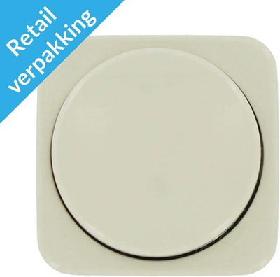 Busch Jaeger cremefarbene Abdeckplatte + Dimmerknopf – 4695050