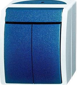 Busch Jaeger SWD Aufputz-Serienschalter blau - 4696040