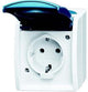 Busch Jaeger SWD-Aufputzsteckdose RA blau - 4696000