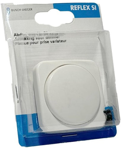 Busch Jaeger weiße Abdeckplatte + Tastendimmer – 4695550