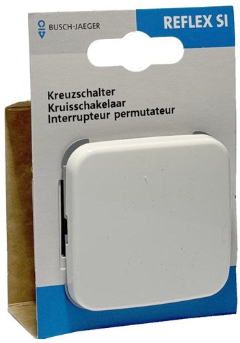 Busch Jäger weißer Kreuzschalter + Wippe - 4695524