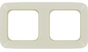 Bush Jäger Abdeckrahmen 2-fach creme Bush Jäger 4692220
