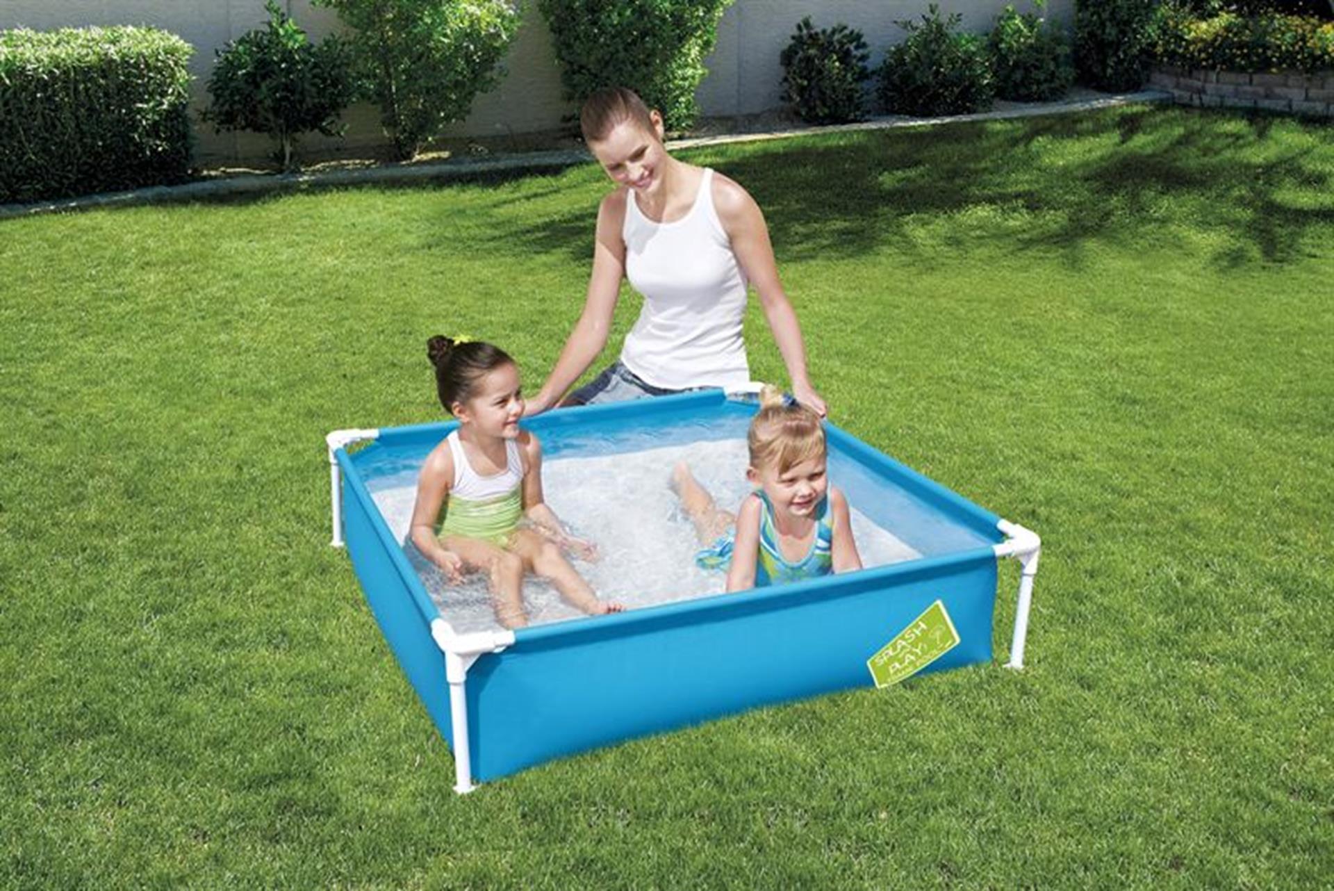Bestway Schwimmbad Mein erster Rahmenpool 122x122x30,5 cm