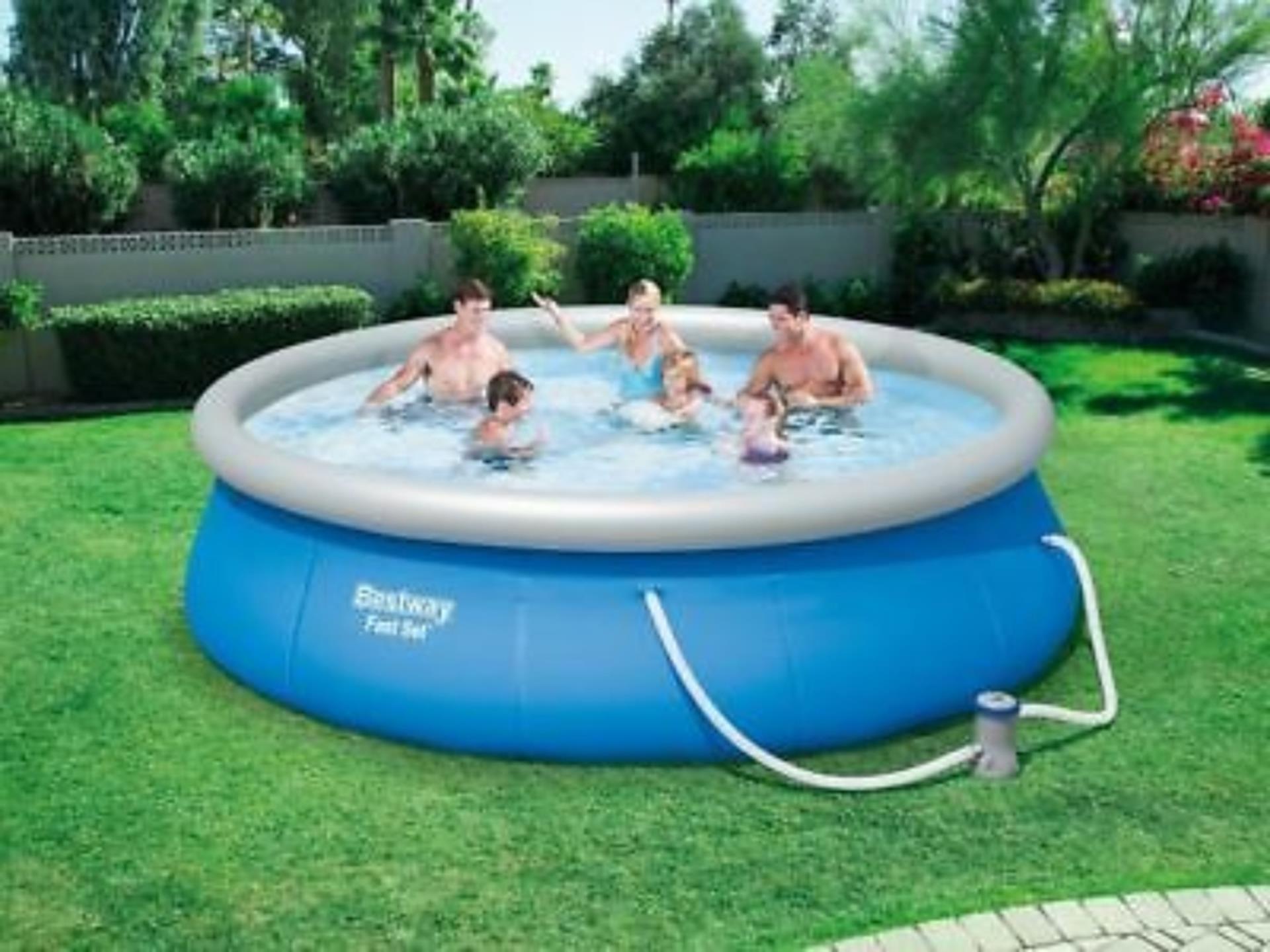 Bestway Fastset Schwimmbad 457x84cm + Pumpe