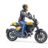 Bruder Motor Ducati Scrambler mit Fahrer