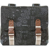 Basil Bohème Double Bicycle Bag - Schwarz - 35L - Wasserabweisend - Kunstleder Details