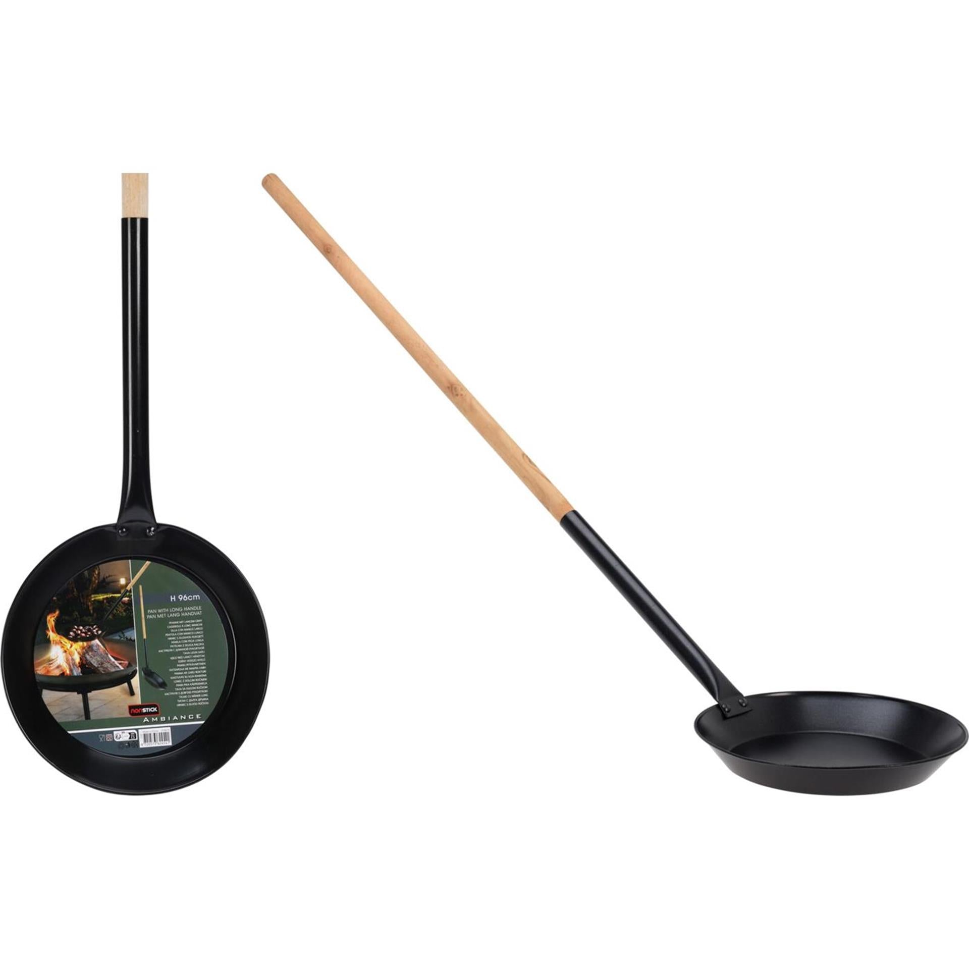 Ambiente Bratpfanne ø25cm mit Holzgriff 96cm