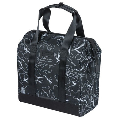 Basil Fahrradshopper Grand Flower Mik 23l 12 x 35 x 35 cm – Schwarz