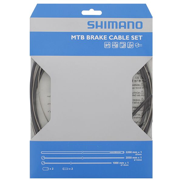 Shimano -Bremskabel Set MTB Edelstahl schwarz