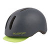 Polisport Helm Commuter mattgrau fluogelb M 54-58cm