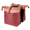 Basil Doppelte Fahrradtasche Vive Mik 28-35l 14 x 30 x 38 cm – Burgunderrosa