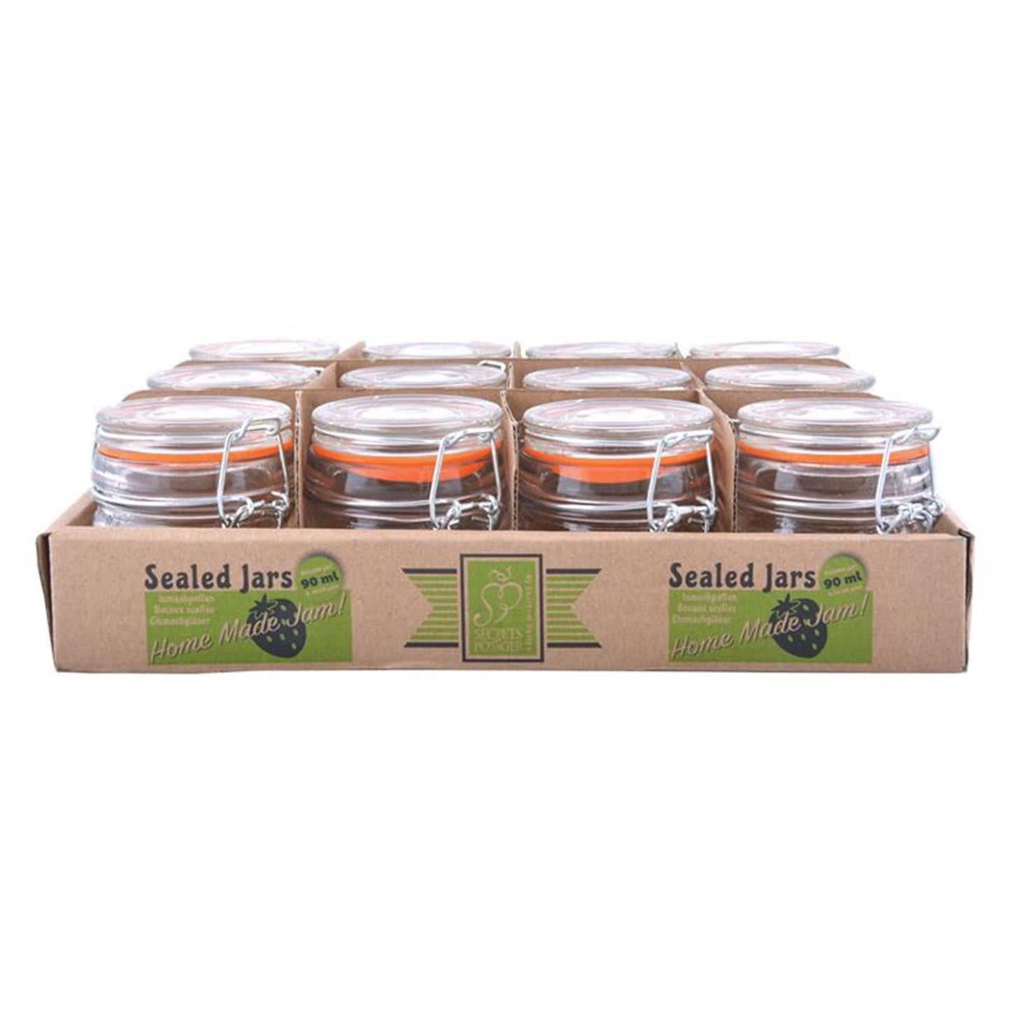 Esschert Design Einmachgläser-Set mit 12 Stück