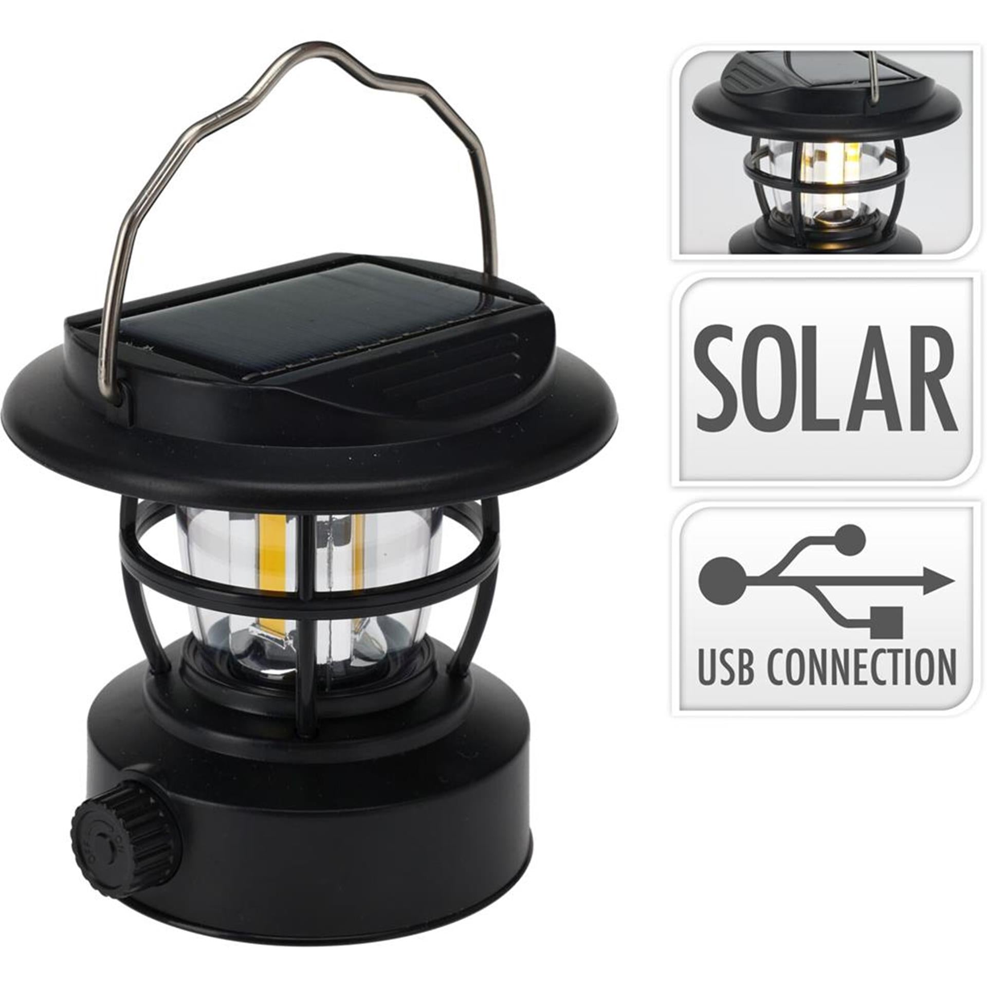 Redcliffs Campinglampe Solar wiederaufladbar über USB