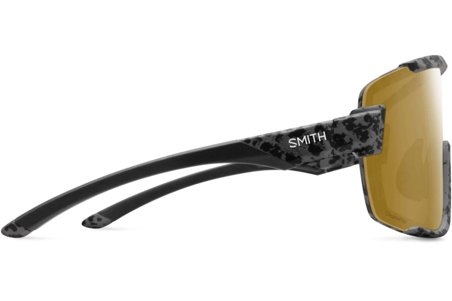 Smith Bril Wildcat Mattgrau Marmor Chromapop polarisierter Bronzespiegel