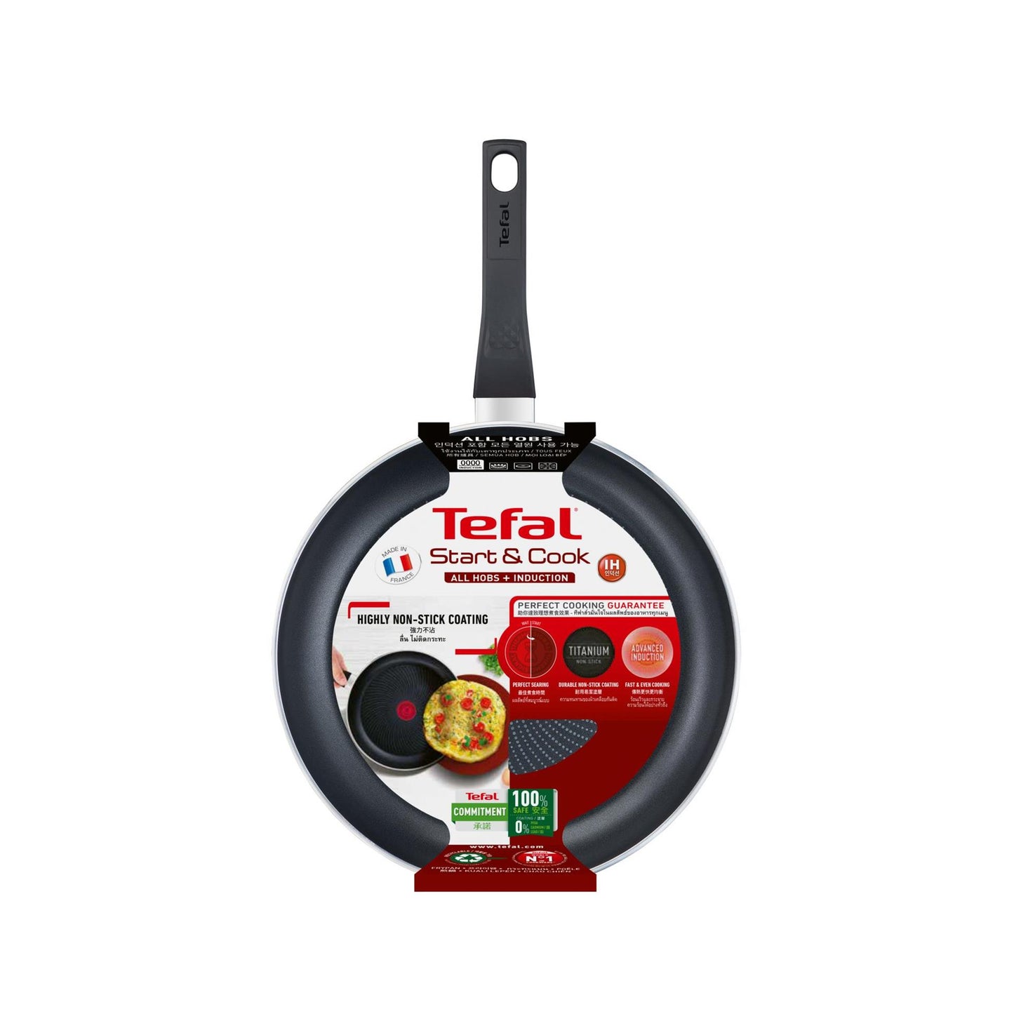 Tefal Cookware Tefal Start Easy Frying Pan 28 cm Schwarz