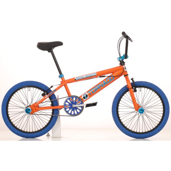 Royal Freestyle 20 Bugatti Orange mit blauen Reifen