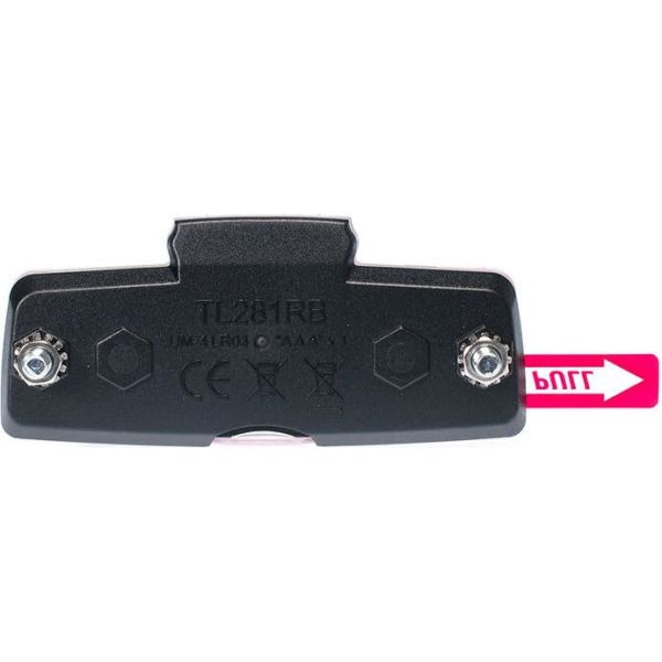 Rücklicht Block led Batterie Gepäckträger rot