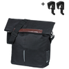 Basil Tasche City Shopper schwarz | Mikrofonhaken | 16l