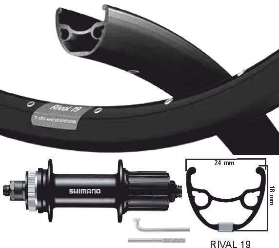 KGS Hinterrad 27,5 Zoll 584 schwarzer Cass 8-10 V-Mittellockausfälle